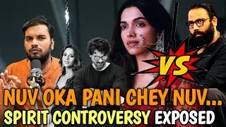 DeepikaPadukone VS SandeepReddyVanga Controversy | Spirit | Prabhas | TriptiDimri | SpiritTeaser |
