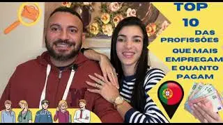 Top 10 das Profissões que mais empregam é quanto pagam em Portugal 🇵🇹