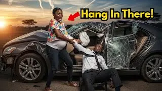POOR PREGNANT FRUIT SELLER SAVES A STRANGER FROM CAR CRASH  FEW HOURS LATER 5 SUV SHOWED UP...#tales
