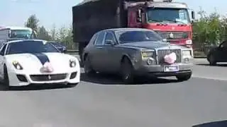 Chinese wedding!! Lots of expensive cars!