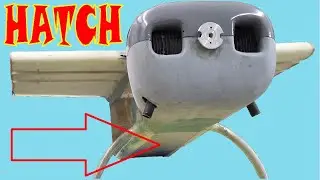 SCRATCH BUILD RC PLANE. BOTTOM HATCH. DIY RC PLANE. COMPOSITE CARBON FIBER AND FIBER GLASS.