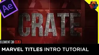 💬 Создайте вступительную заставку Marvel Studios в After Effects и Element3D