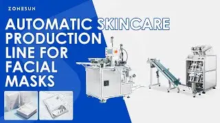 ZONESUN ZS-MS3TPF Automatic Facial Mask &  Essence Production Line for Skincare Production