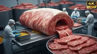 Inside Modern Kobe Beef Production Line: From Ingredients To Premium Kobe Beef (Full Process)