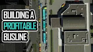 I Built a PROFITABLE Busline - Cities Skylines 2