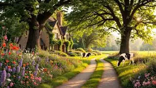 🍃 Spring Cottage ASMR Ambience &ndash; Peaceful Stream, Wind Chimes & Book Sounds for Relaxation
