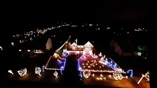 Drone's View of Christmas Lights in Lancaster, NY!!!