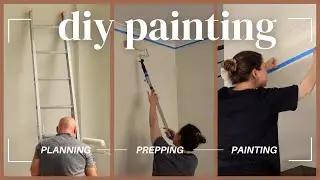 Paint tutorial for beginners | painting walls, trims & doors | Colormixing to create a solid color