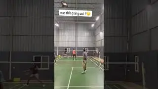 Was It Going out 🤔🏸 #badminton