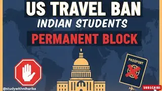 Indian Students Beware: Permanent US Travel Block Warning #usatariff #india #venezuela #Iran #china