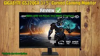 Обзор изогнутого игрового монитора GIGABYTE GS32QCA 31,5