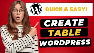 How To Create A Table In WordPress 2026 🔥 - (FAST & Easy!)