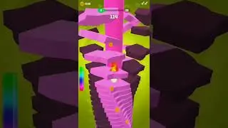 Drop Stack Ball Game Level 9 - short video - More Gaming