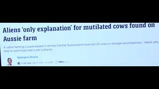 CATTLE MUTILATION DEEP DIVE