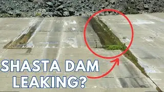 Shasta Dam Leaking As the Lake is now at Maximum Capacity!