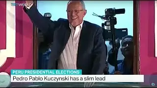 Pedro Pablo Kuczynski has a slim lead in Peru elections, Giles Gibson reports