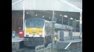 Irish Rail/NIR 201 class (8208) + Enterprise - Connolly Station, Dublin.