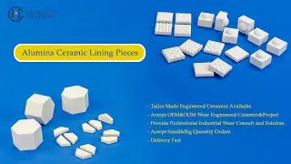 Wear Resistant Alumina Ceramic Lining Pieces From Chemshun Ceramics