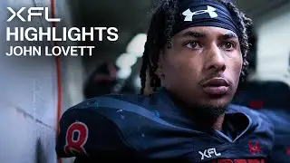 John Lovett XFL Highlights - Running & Receiving THREAT