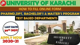 How to Fill Online Form to Apply in Karachi University Full Tutorial in Urdu Full Detailed Video 21