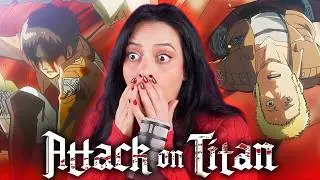 GOT Fan Watching Her First Anime&hellip; WAIT, Did They Just Kill Him?! | Attack on Titan Ep 5&ndash;6