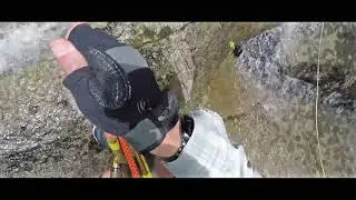 Rappelling Down a Waterfall  - Canyoneering