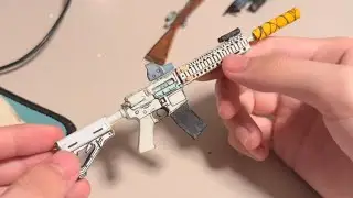 Paper-made Tiny MK18 mod 1