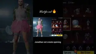 12 uc me Jonathan set create opening video ! lucky tips #bgmi #shots