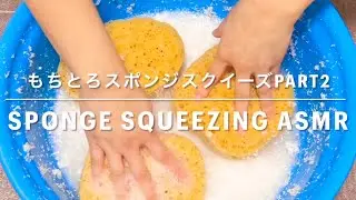 【ASMR】じゅわとろスポンジスクイーズpart2🤤🫧 Melting Sponge Squeeze part2🩵