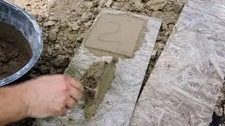 Helyi agyag tesztel&eacute;s, tesztvakol&aacute;s, ar&aacute;nyok.