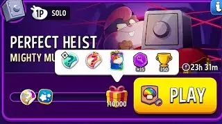mighty mushrooms rainbow solo challenge | match masters | perfect heist solo 