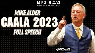 Mike Alder CAALA 2023 Full Speech