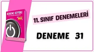 11. SINIF DENEME 31 ÇÖZÜMLERİ ( DENEME DEPOSU 11. SINIF MATEMATİK DENEME ÇÖZÜMLERİ )
