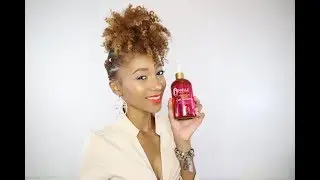 Twist Out Updo | Mielle Organics Pomegranate & Honey Line