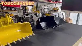 Rc wheel loader comparison, 1/16 Huina K966, XD wheel loader, 1/12 C95, XD white loader and JDM-88