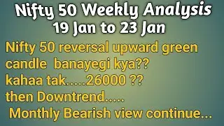 Nifty 50 weekly Analysis 19 Jan to 23 Jan   #nifty #banknifty #sensex #crudeoil #naturalgas