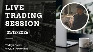 First Red day of the year.. Live Trading Session: 01/012/2026