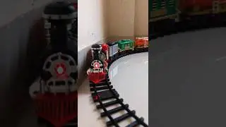 Unboxing Electric Train Choochoo Super Toy Train Smoke Spray Flame