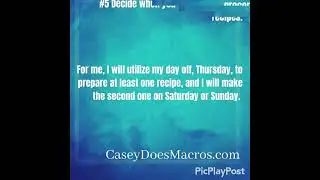 How Do I Meal Prep? 5 Pro Tips. #mealprep #protein #macros #macrocoach #healthyeating #weightloss