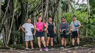 A VISIT TO BANYAN TREE CEMETERY,  DIEGO GARCIA ||  BIKING WITH THE BOYS