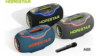 HOPESTAR A80 - Portable Boombox - 350W 6 Speaker Powerhouse
