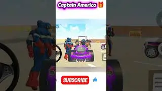 🤩Captain America Fire o Police car 🚓 Indian Theft Aura Simulator Android Gameplay i0s||2025 #viral