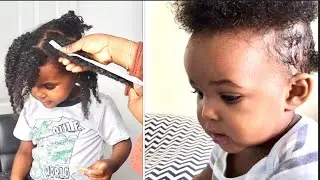 TODDLER 3 YEARS NATURAL HAIR Growth LENGTH CHECK WITH BEFORE AND AFTER PICTURES