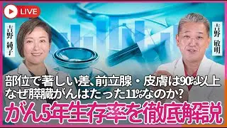 がん5年生存率、全国登録初集計発表  膵臓11％　部位で著しい差、前立腺・皮膚は90%以上に対し、膵臓はたった11%