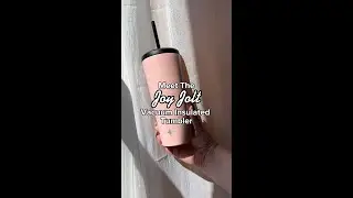 Meet the JoyJolt Vacuum Insulated Tumbler!