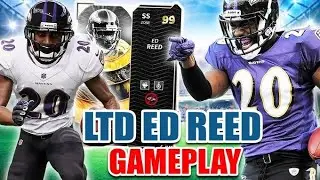 LTD ULTIMATE LEGEND ED REED GAMEPLAY! MADDEN 22 ULTIMATE TEAM