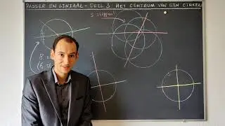 [Passer en liniaal] Deel 3 - Het centrum van een cirkel