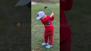 2-Year-Old Golf Prodigy Swings Like a Seasoned Champ! 🏌️&zwj;♂️🐐