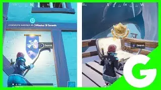 Fortnite Battle Royale - Secret Battlestar and Banner (Week 4 & 5 Snowfall Challenges)