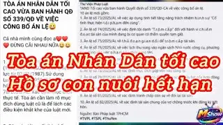 Tòa Án nhân dân tối cao Hồ sơ con nuôi hết hạn 